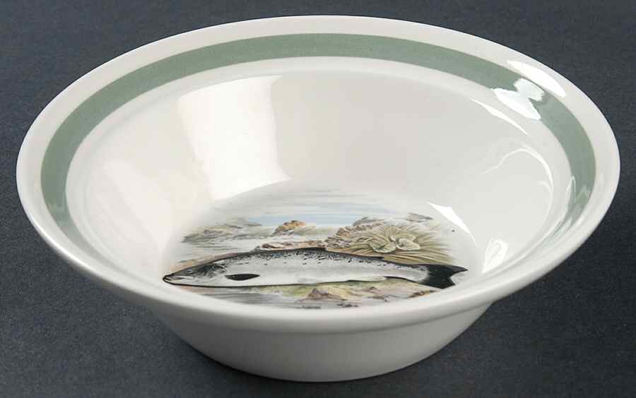 Compleat Angler Band Soup/Cereal Bowl by Portmeirion-1