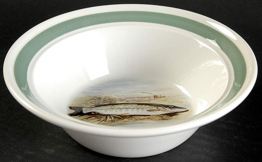 Compleat Angler Band Soup/Cereal Bowl by Portmeirion-1