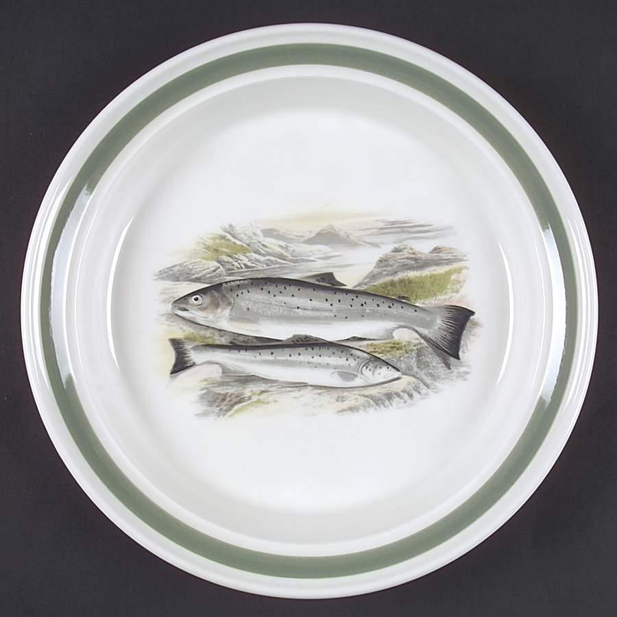 Compleat Angler Band Salad Plate by Portmeirion-1