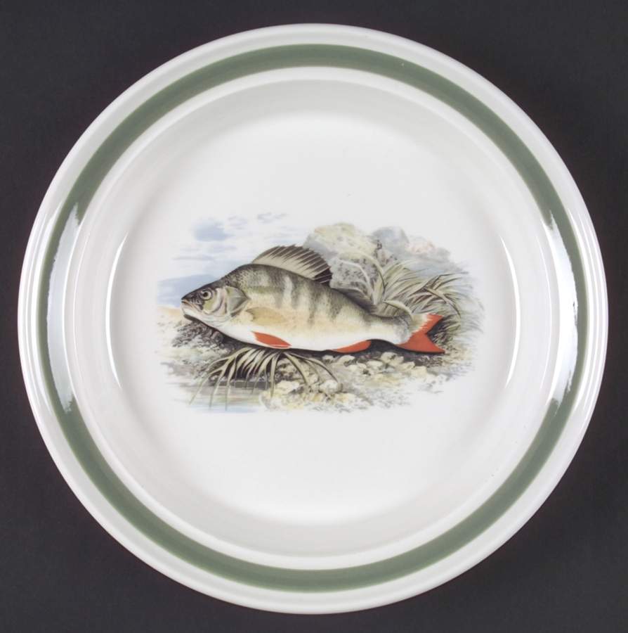 Compleat Angler Band Salad Plate by Portmeirion-1