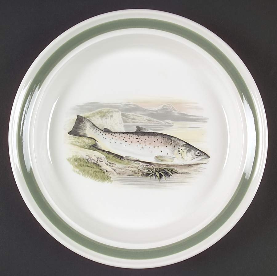 Compleat Angler Band Salad Plate by Portmeirion-1