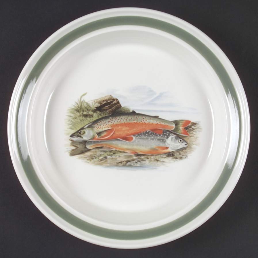 Compleat Angler Band Salad Plate by Portmeirion-1