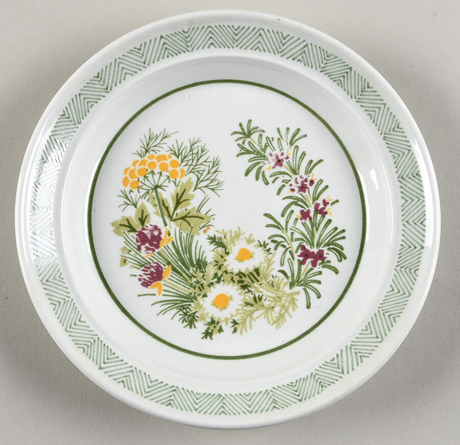 Garden Herbs Bread & Butter Plate by Portmeirion-1
