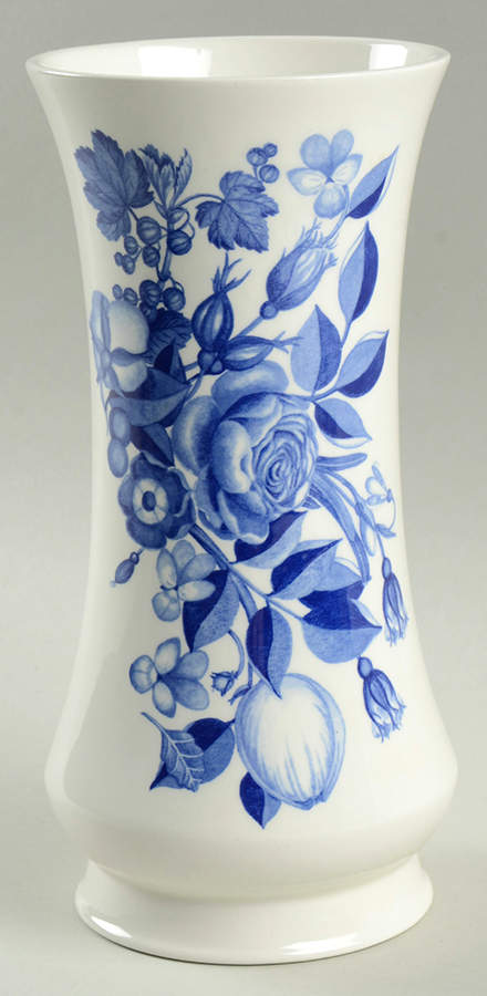 Harvest Blue 8" Spring Vase by Portmeirion-1