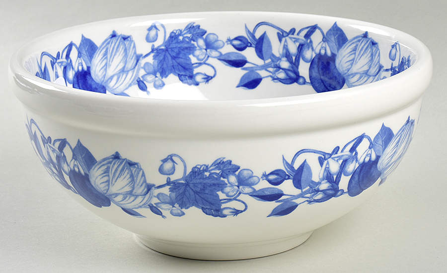 Harvest Blue 7" Salad Serving Bowl by Portmeirion-1