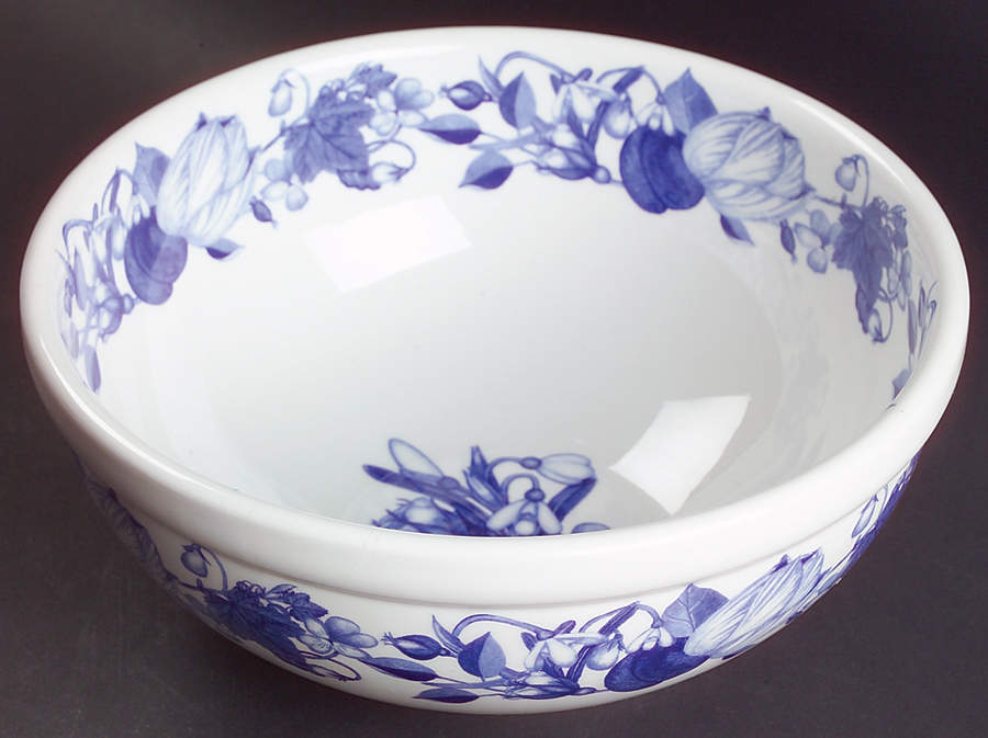 Harvest Blue 7" Salad Serving Bowl by Portmeirion-1