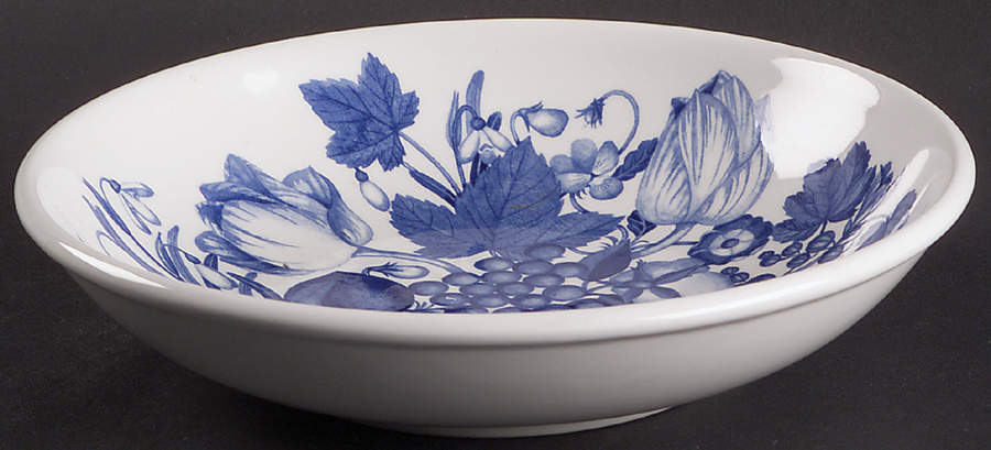 Harvest Blue 8" Individual Pasta Bowl by Portmeirion-1