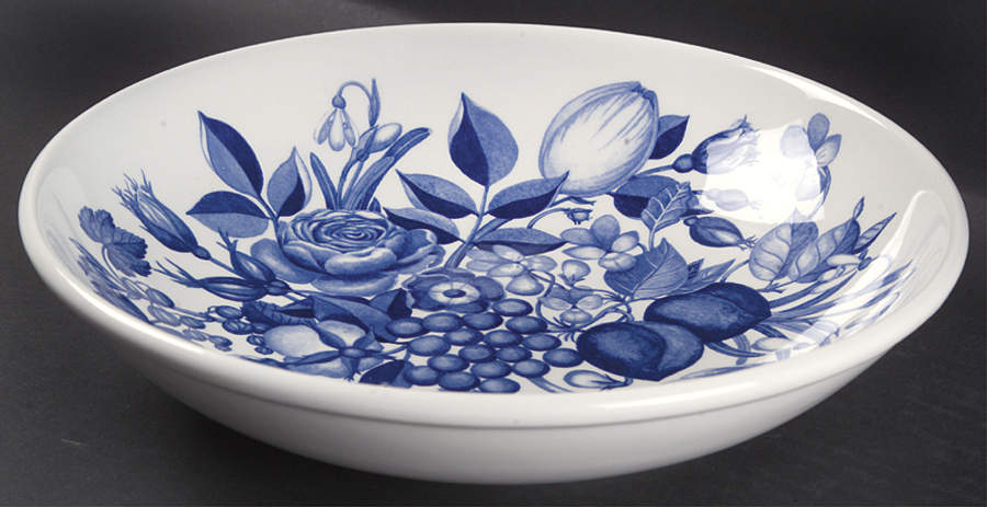 Harvest Blue 10" Pasta Serving Bowl by Portmeirion-1