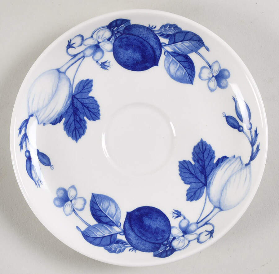 Harvest Blue Saucer for Demitasse Cup by Portmeirion-1