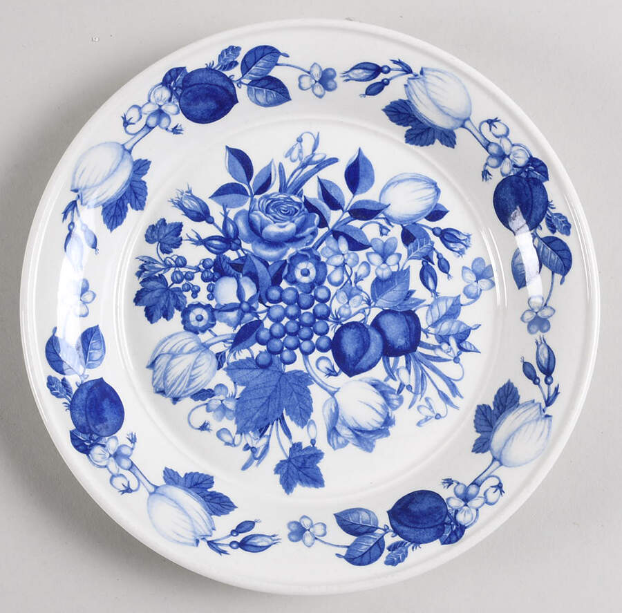 Harvest Blue Bread & Butter Plate by Portmeirion-1