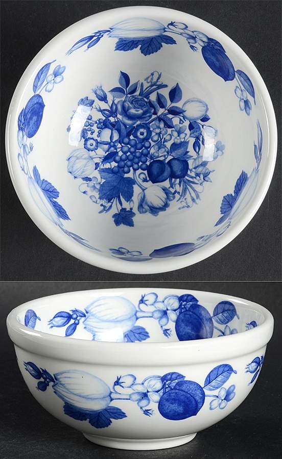 Harvest Blue Individual Salad Bowl by Portmeirion-1