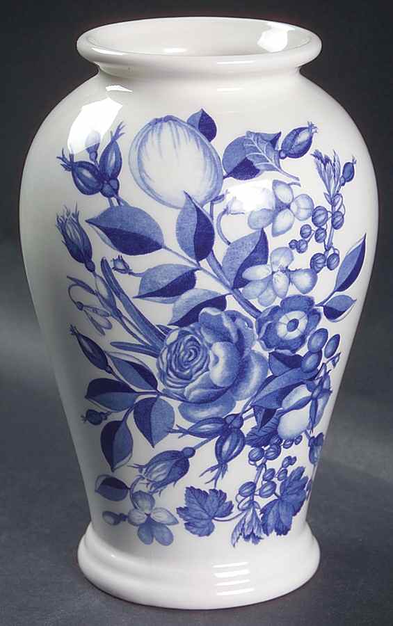 Harvest Blue 6" Canton Vase by Portmeirion-1