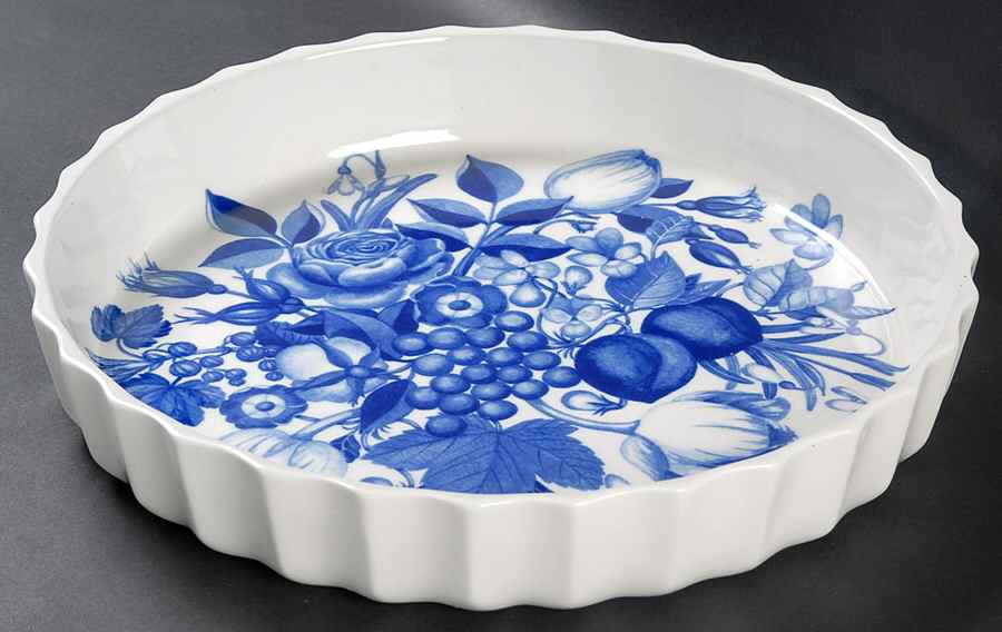 Harvest Blue 10" Quiche by Portmeirion-1