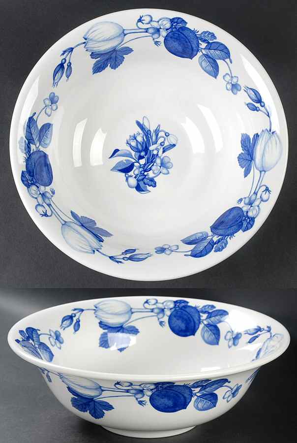 Harvest Blue Flat Basin by Portmeirion-1