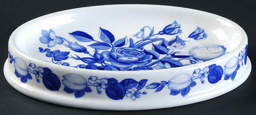 Harvest Blue Soap Dish by Portmeirion-1