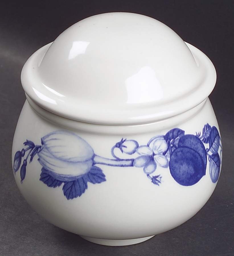 Harvest Blue Sugar Bowl & Lid by Portmeirion-1