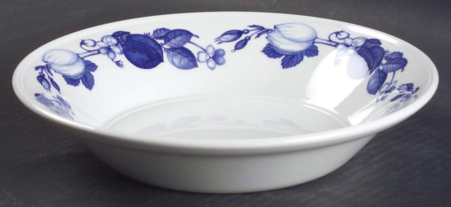Harvest Blue Rim Soup Bowl by Portmeirion-1