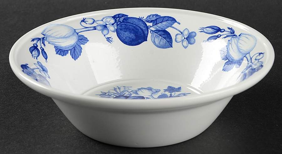 Harvest Blue Rim Cereal Bowl by Portmeirion-1