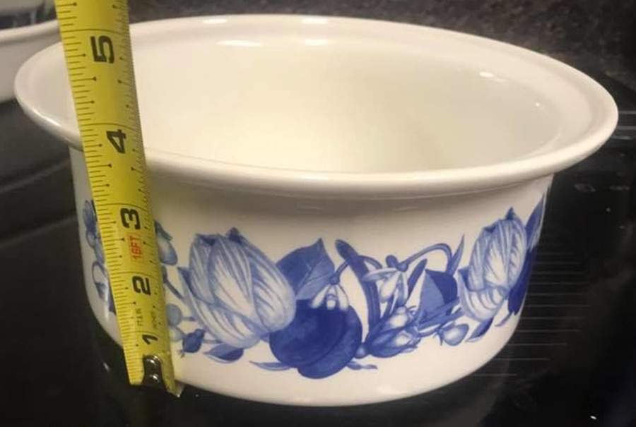Harvest Blue 1.75 Qt Round Covered Casserole No Lid by Portmeirion-1