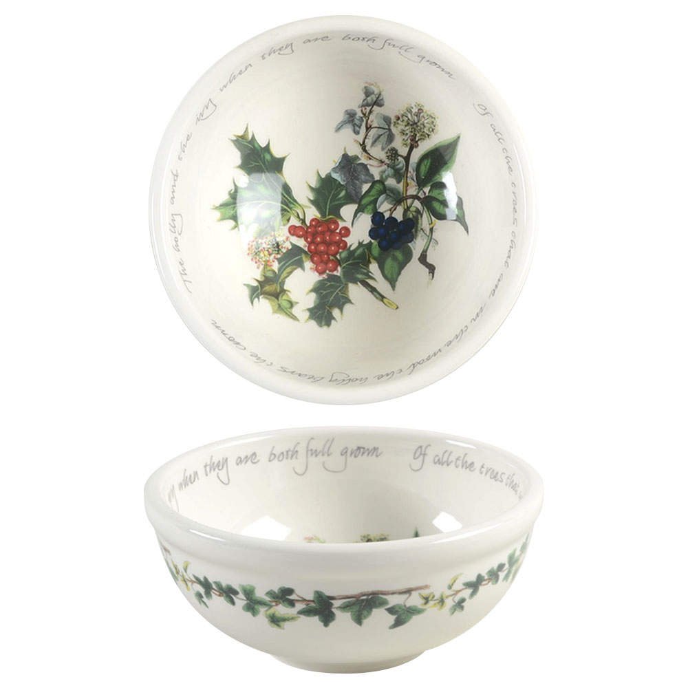 The Holly and The Ivy Individual Salad Bowl by Portmeirion-1