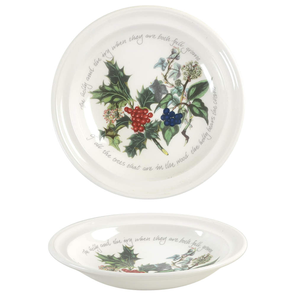 The Holly and The Ivy Rim Soup Bowl by Portmeirion-1