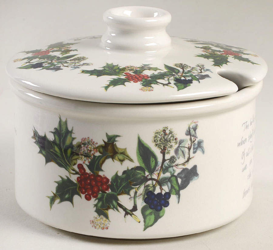 The Holly and The Ivy Relish Jar & Lid by Portmeirion-1