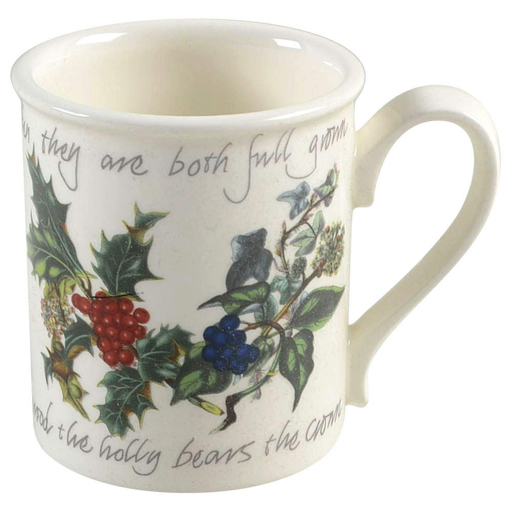 The Holly and The Ivy Breakfast Mug by Portmeirion-1