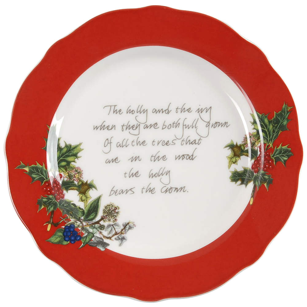 The Holly and The Ivy Accent Bread & Butter Plate by Portmeirion-1