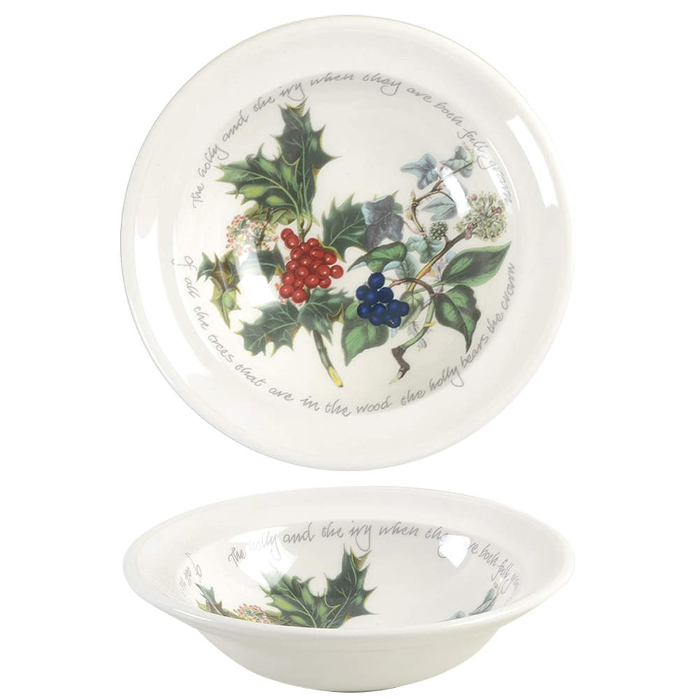 The Holly and The Ivy Oatmeal Bowl by Portmeirion-1
