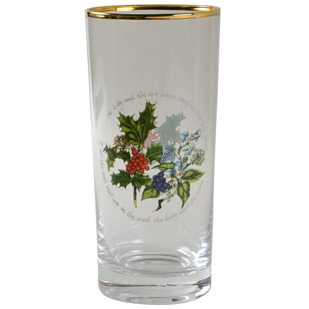 The Holly and The Ivy 15 Oz Glassware Highball by Portmeirion-1