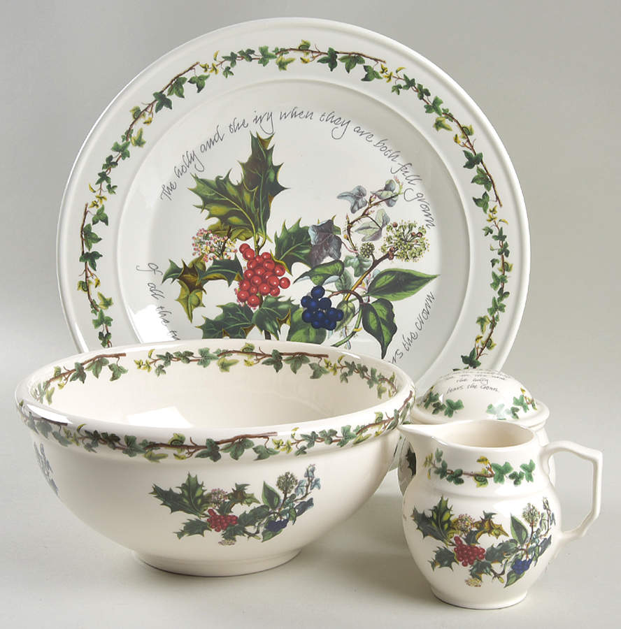 The Holly and The Ivy 5 Piece Hostess Set by Portmeirion-1