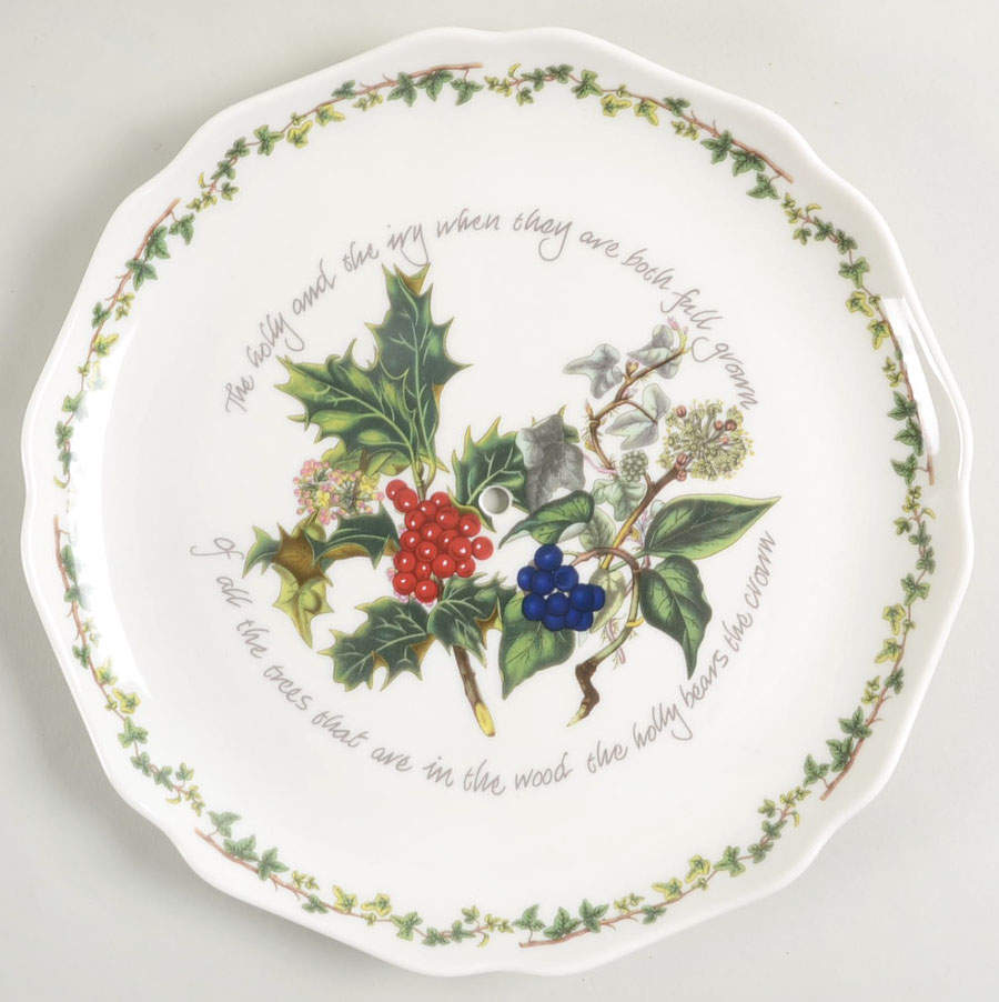 The Holly and The Ivy Bottom Tray for 2 Tier Serving Tray by Portmeirion-1