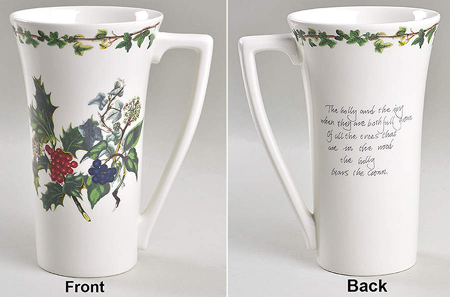 The Holly and The Ivy Latte Mug by Portmeirion-1