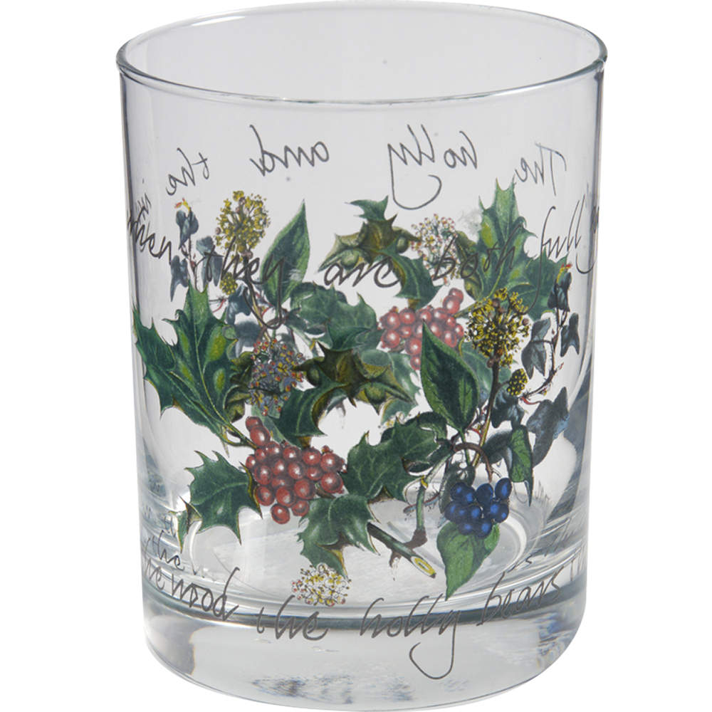 The Holly and The Ivy 10 Oz Glassware Double Old Fashioned by Portmeirion-1