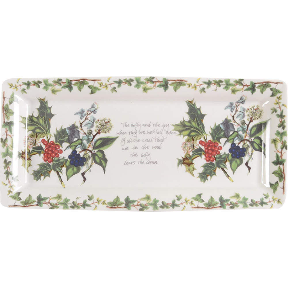 The Holly and The Ivy Small Sandwich Tray by Portmeirion-1