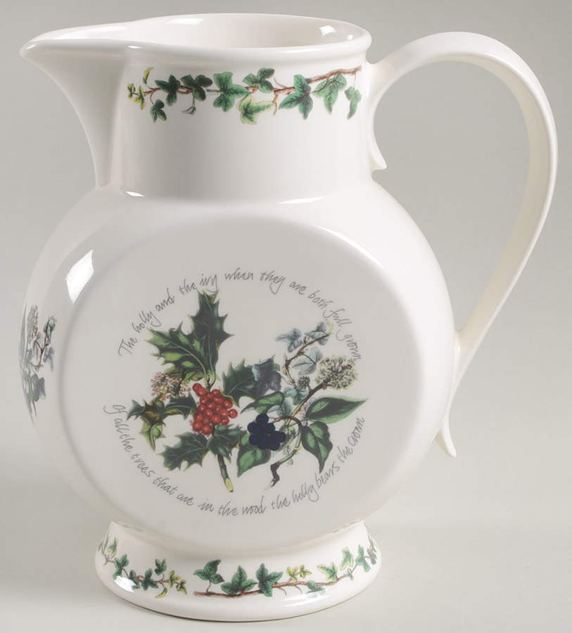 The Holly and The Ivy 40 Oz Coral Jug by Portmeirion-1