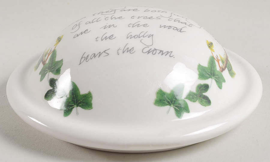 The Holly and The Ivy Lid for Sugar Bowl by Portmeirion-1