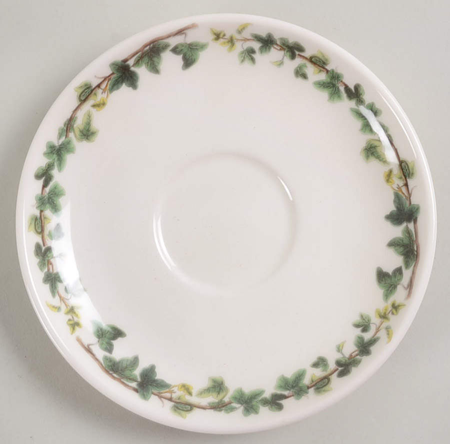 The Holly and The Ivy Saucer for Traditional Footed Cup by Portmeirion-1