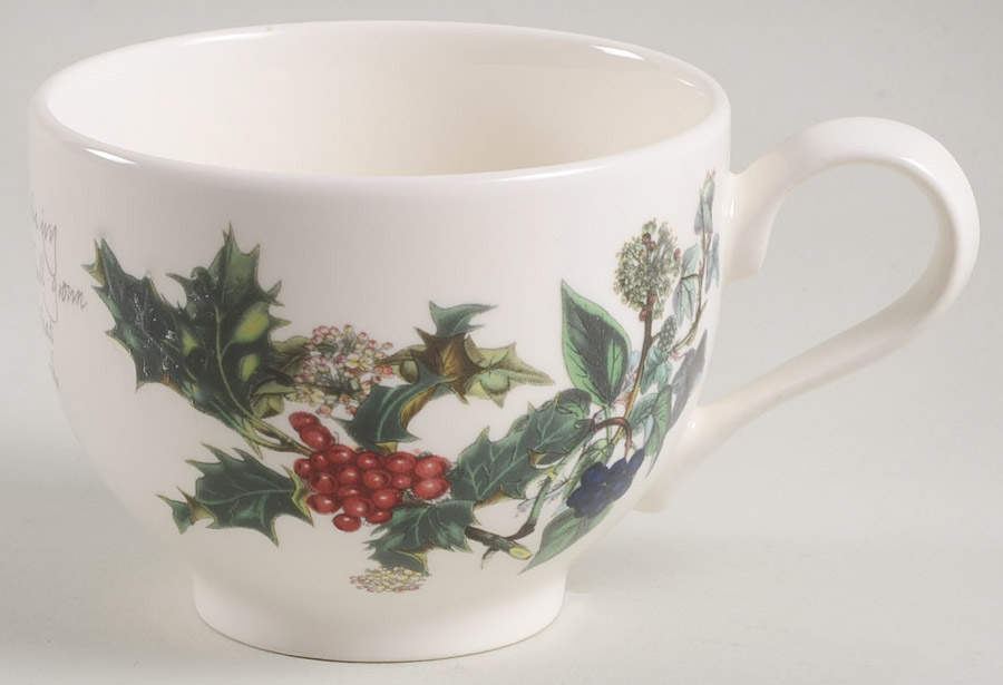 The Holly and The Ivy Traditional Footed Cup by Portmeirion-1