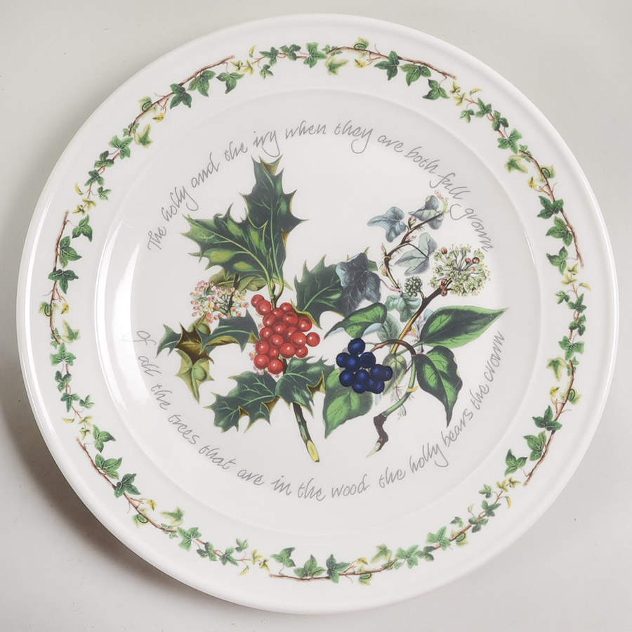 The Holly and The Ivy 12" Chop Plate (Round Platter) by Portmeirion-1
