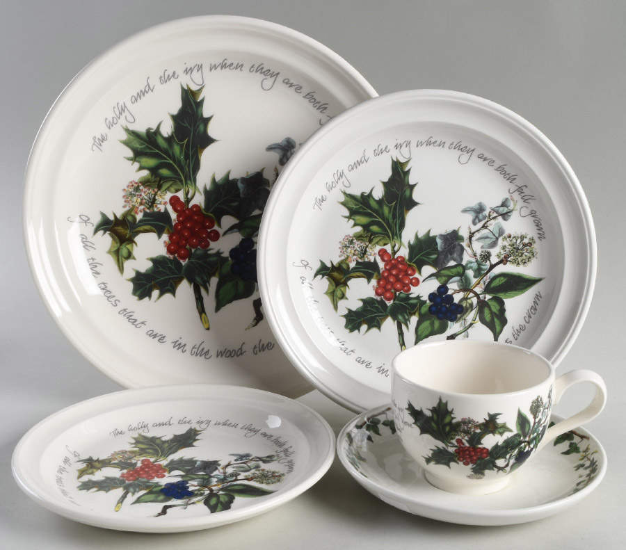 The Holly and The Ivy 5 Piece Place Setting by Portmeirion-1