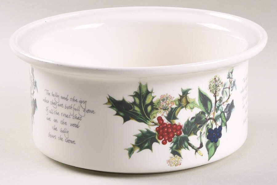 The Holly and The Ivy 1.5 Quart Round Casserole No Lid by Portmeirion-1