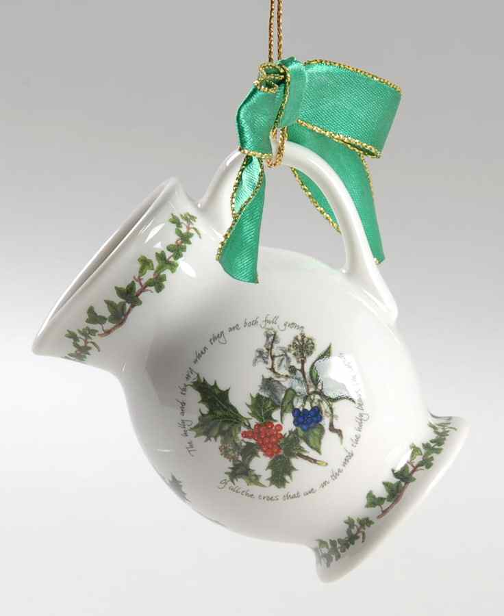 The Holly and The Ivy Pitcher Ornament by Portmeirion-1