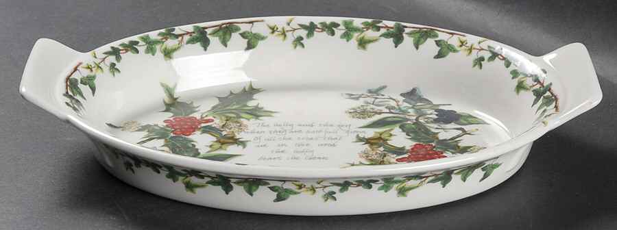 The Holly and The Ivy 10" Augratin by Portmeirion-1