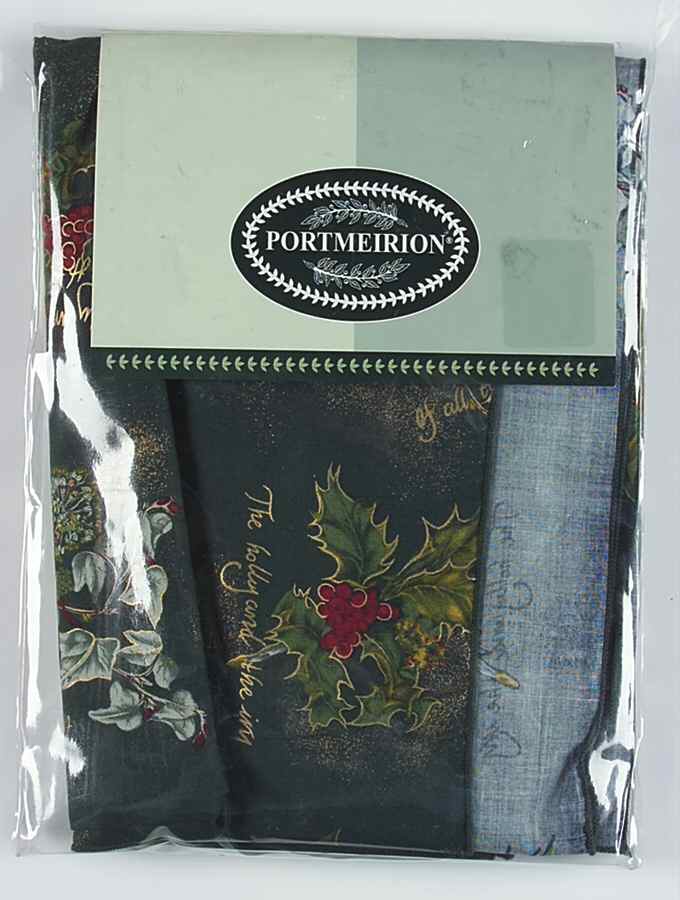 The Holly and The Ivy Rectangular Tablecloth 60" X 102" by Portmeirion-1