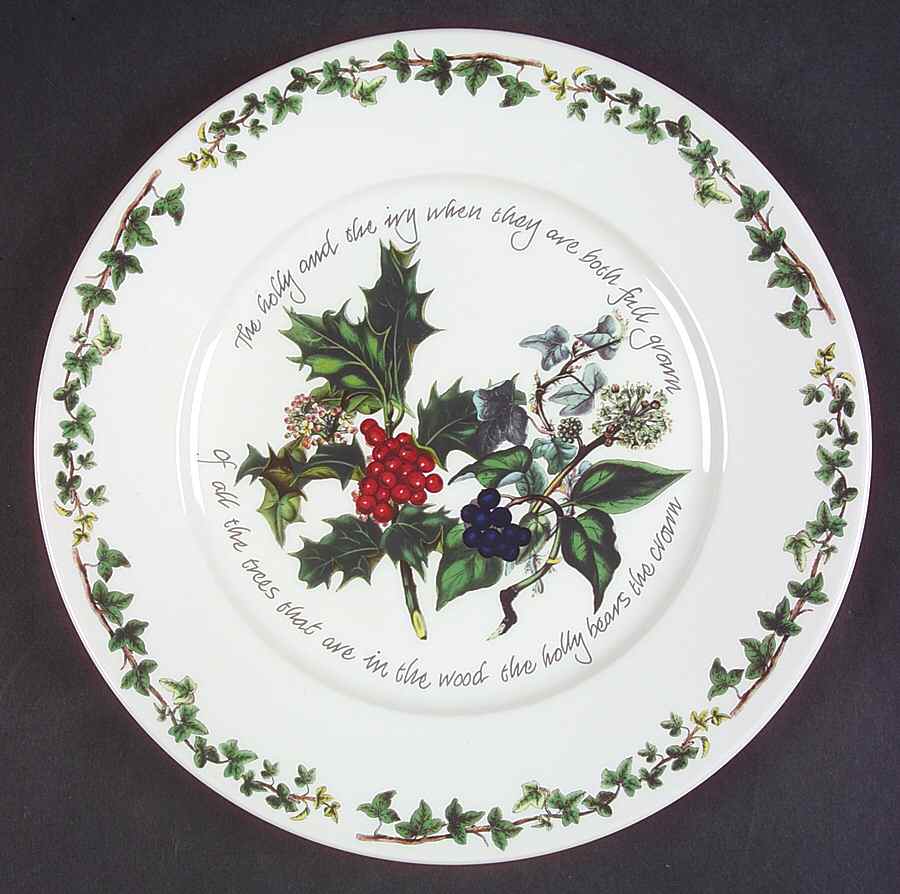 The Holly and The Ivy Luncheon Plate by Portmeirion-1
