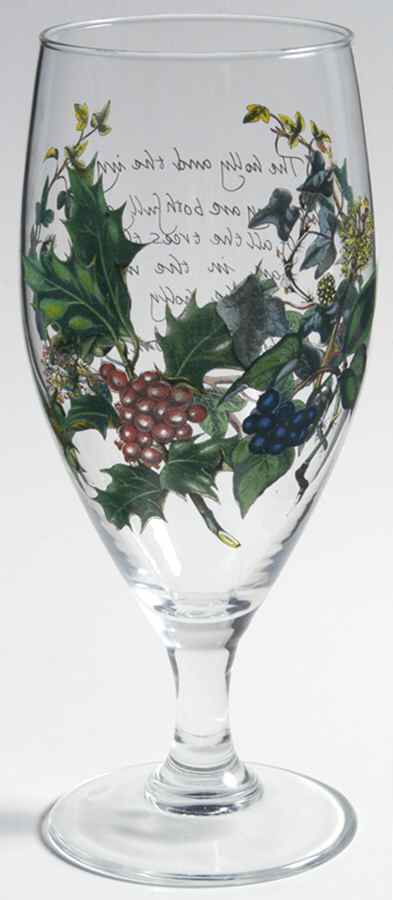 The Holly and The Ivy 14 Oz Glassware Iced Tea by Portmeirion-1