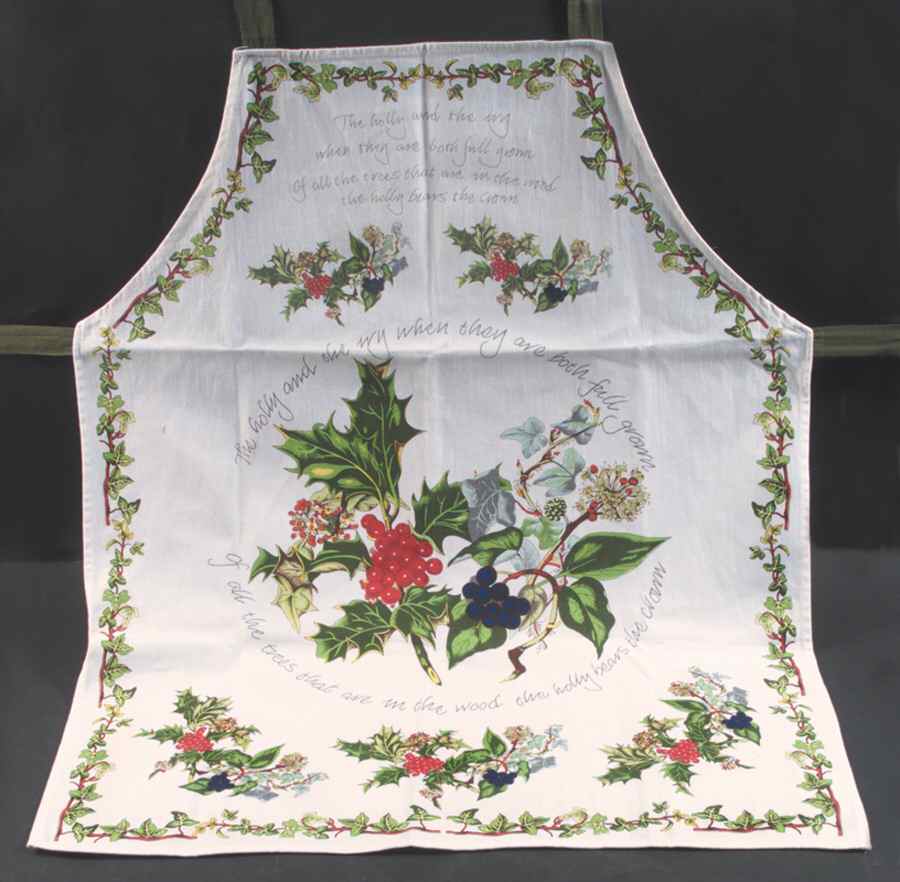 The Holly and The Ivy Cloth Kitchen Apron by Portmeirion-1
