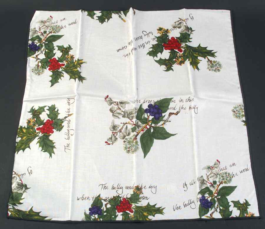 The Holly and The Ivy Cloth Napkin by Portmeirion-1
