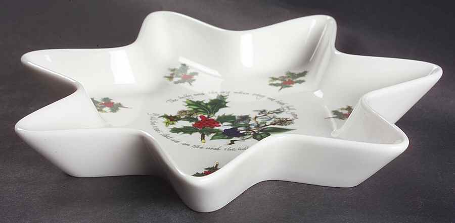 The Holly and The Ivy Star Shaped Dish by Portmeirion-1